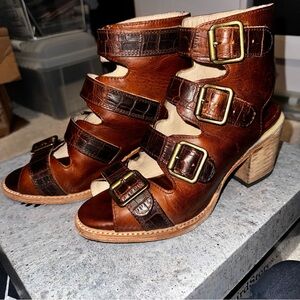 FreeBird By Steven “Quail” Ankle Bootie / Sandal Size 6!